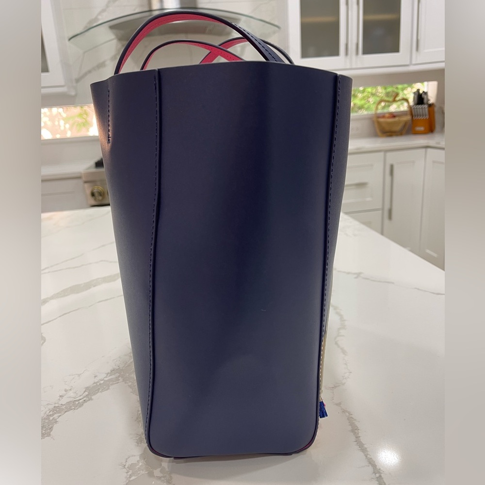 Kate Spade Navy Tote with Colorful Camel Design - Picture 6 of 16